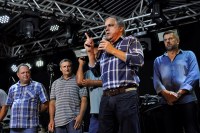 Geraldo da Rondônia prestigia aniversário de Cujubim e confirma liberação de recurso para pavimentaç - Foto: Assessoria