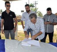 Com emenda de indicação do Deputado Geraldo da Rondônia, prefeitura de Ariquemes assina ordem de ser - Foto: Assessoria