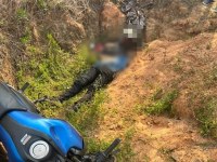 Motociclista de 22 anos morre ao passar direto na curva - Foto: Reprodução