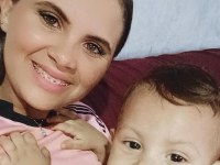 'Nasceu de novo', diz mãe de bebê salvo por policial após se engasgar com catarro em Porto Velho - Foto: Arquivo pessoal