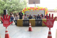 Follador prestigia formatura do projeto Mini Multa na Escola Aldemir Cantanhede - Foto: Assessoria