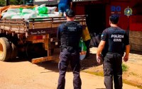 Polícia Civil apreende 250 sacas de grãos furtados e prende o proprietário que recebia o produto RO - Foto: Reprodução