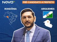 ELEIÇÕES 2024: NOVO Ariquemes lança Lucas Follador como pré-candidato a prefeito - Foto: Assessoria