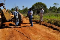 Com emenda do deputado Geraldo da Rondônia Alto Paraiso inicia trabalho de recuperação de estradas - Foto: Assessoria