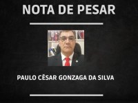 Nota pesar Falecimento do Advogado Dr. Paulo César Gonzaga da Silva de Ariquemes - Foto: Reprodução