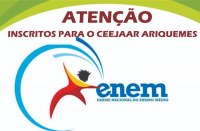 Atenção Senhores Inscritos para o ENEM 2020 da Região de Ariquemes - Foto: Reprodução