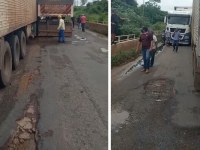 Rondônia: Colisão entre três carretas causa interdição da BR-364 - Foto: Divulgação