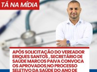 Solicitação do Vereador Eriques Santos é atendida pelo Secretário de Saúde de Ariquemes - Foto: Assessoria