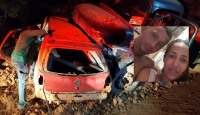TRAGÉDIA: Família perde a vida em colisão entre veículo Gol e caminhão carregado de toras em Machadi - Foto: Reprodução