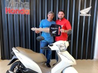 Conheça o ganhador da Honda Biz 125! na Rondo Motos em Ariquemes - Foto: Assessoria