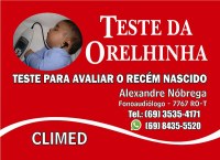 Teste da Orelhinha - Dr. Alexandre Nóbrega na CLIMED - Foto: Reprodução