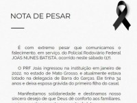 Nota de pesar pelo falecimeno de Joás Nunes Batista - Foto: Reprodução
