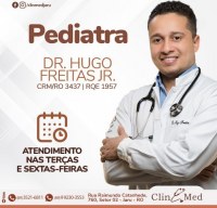 Jaru: Atendimento com o Pediatra Dr. Hugo Freitas todas as terças e sextas-feiras na ClinMed - Foto: Reprodução