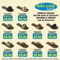 SÃO LUIZ CALÇADOS - Ofertas Válidas do dia 20 a 25 de fevereiro-Ariquemes - Foto: Reprodução