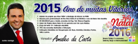 FELIZ 2015 - VEREADOR AMALEC DA COSTA - Foto: Reprodução
