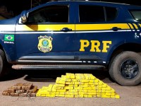 PRF apreende quase 60 kg de cocaína - Foto: PRF/Divulgação