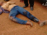 Homem é executado com 12 tiros de 380 na Área Rural - Foto: Rinaldo do Balanço Notícias