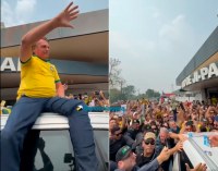 Vídeo: Multidão acompanha chegada de Bolsonaro em Ji-Paraná Rondônia - Foto: Rondoniadinamica