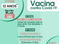 Em Ariquemes, pessoas com 60 anos ou mais poderão antecipar para 120 dias a dose reforço da vacina - Foto: Divulgação