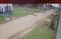 Duas pessoas foram executas em Cujubim – Câmera de segurança registra execução – Vídeos - Foto: Reprodução