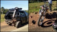 Motociclista morre ao ser atingida por carro na na Br - Foto: Pimenta Virtual/Reprodução