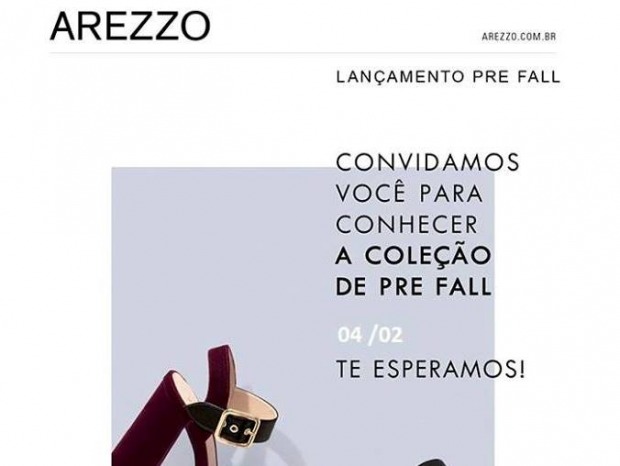 AREZZO INVERNO 2017 COME OU PRE FALL Ariquemes AGORA A