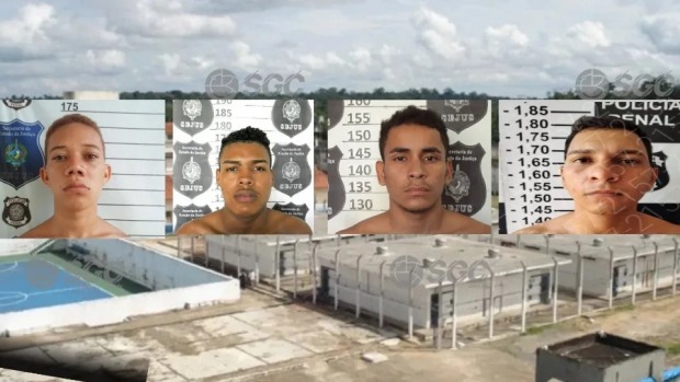 Quatro detentos fogem de penitenciária