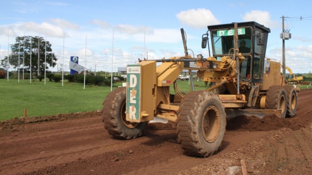 DER executa diretamente as obras de melhoria da infraestrutura do Parque Vandeci Rack (Foto: Reprodução)