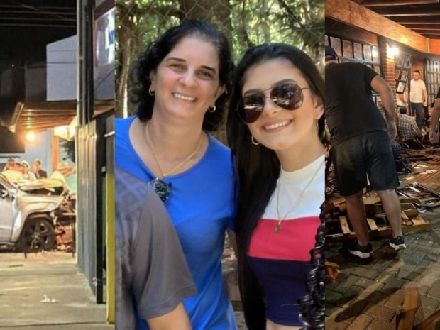 TRAGÉDIA - Carro invade restaurante no Paraná e mat@a mãe e filha - VÍDEO