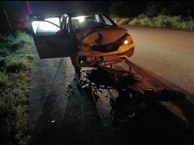 Tragédia - Motociclista morre após ser atropelado por carro próximo a ponte na Br