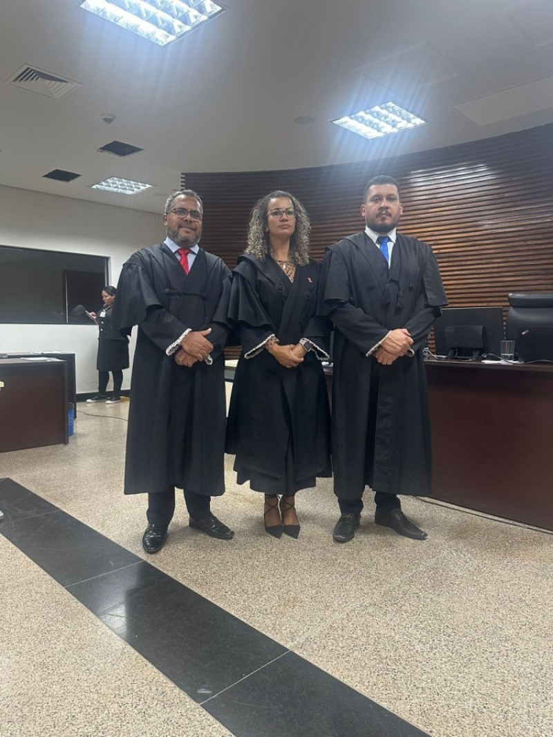 Advogados -Dr. Ademir Miranda, Dr. Denilson dos Santos e Dra. Eliane Jordão (Foto: Divulgação)