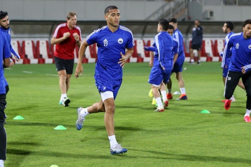 Luan Pereira chegou ao clube em fevereiro do ano passado (Foto: Sharjah FC/Divulgação))
