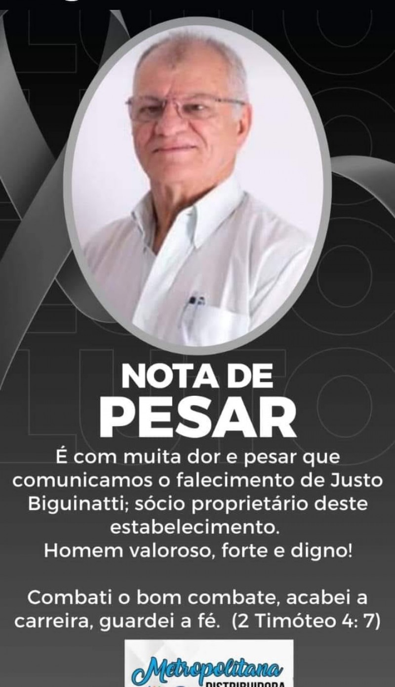 Nota pesar (Foto: Reprodução)