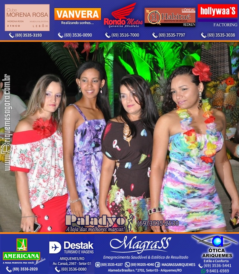 VAMOS LEMBRAR Uma Noite no Hawaii 2012 em Ariquemes