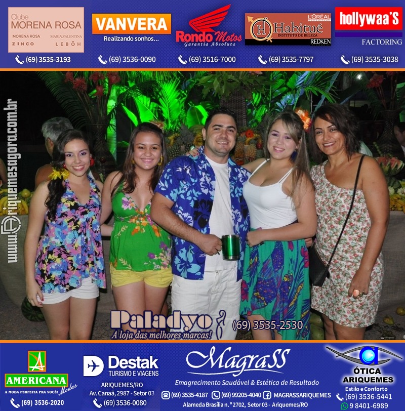 VAMOS LEMBRAR Uma Noite no Hawaii 2012 em Ariquemes