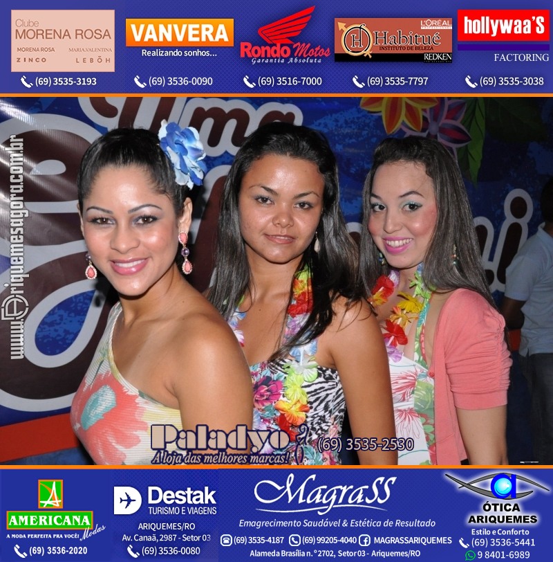 VAMOS LEMBRAR Uma Noite no Hawaii 2012 em Ariquemes