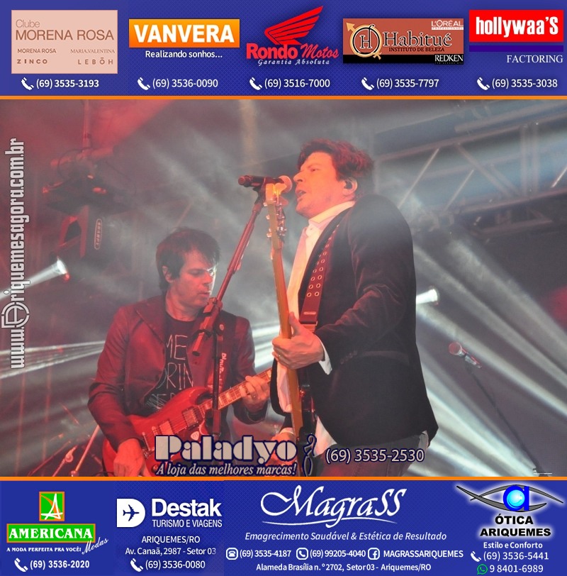 VAMOS LEMBRAR Noite Italiana 2013 com Banda RPM Show com Paulo Ricardo