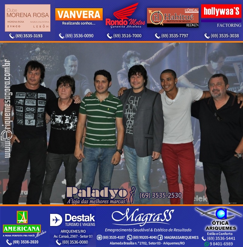 VAMOS LEMBRAR Noite Italiana 2013 com Banda RPM Show com Paulo Ricardo