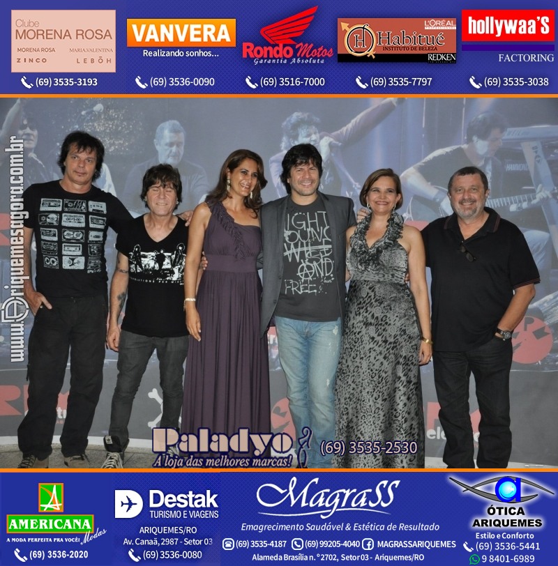 VAMOS LEMBRAR Noite Italiana 2013 com Banda RPM Show com Paulo Ricardo