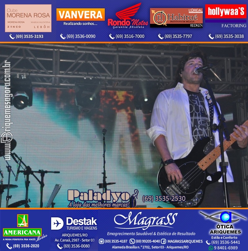 VAMOS LEMBRAR Noite Italiana 2013 com Banda RPM Show com Paulo Ricardo