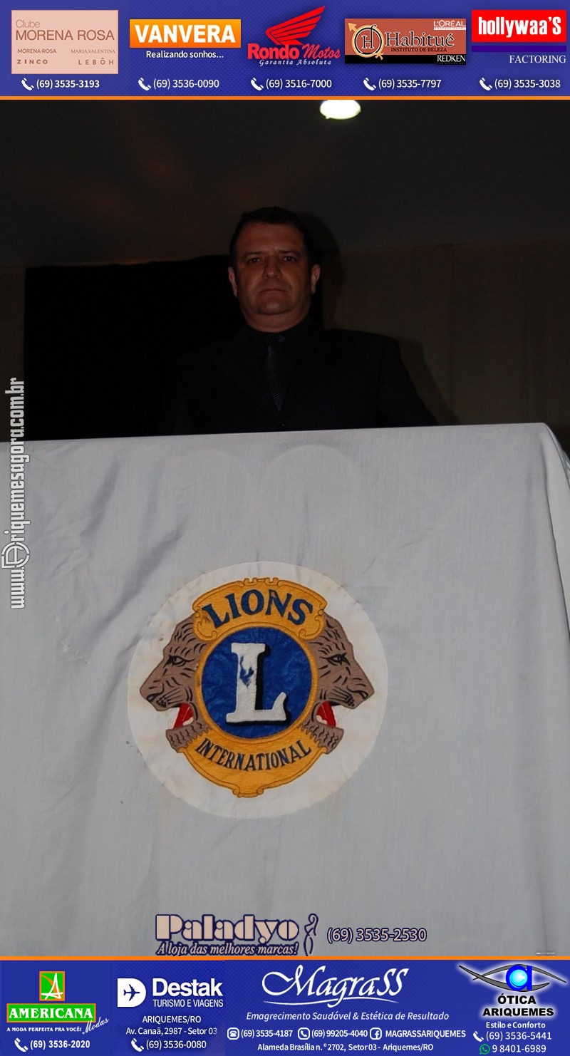 VAMOS LEMBRAR DESTAQUE 2012 - 16º PRÊMIO LEÃO - Realização Lions Clube Ariquemes Canaã Rondônia - Galera e Homenageados