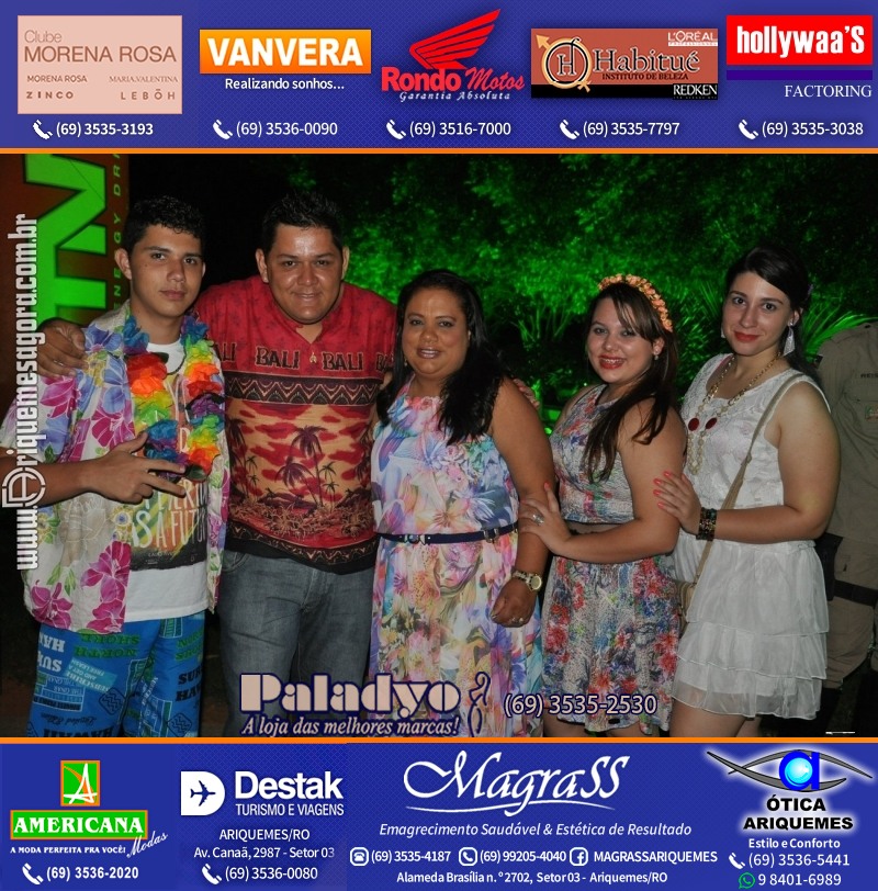 VAMOS LEMBRAR - 12º Baile do Hawaii 2014 em Ariquemes