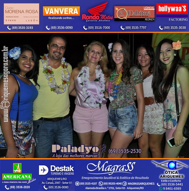 VAMOS LEMBRAR - 12º Baile do Hawaii 2014 em Ariquemes