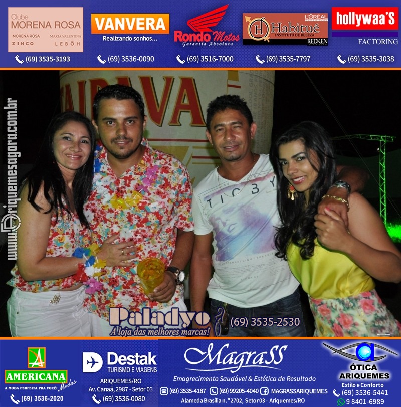 VAMOS LEMBRAR - 12º Baile do Hawaii 2014 em Ariquemes