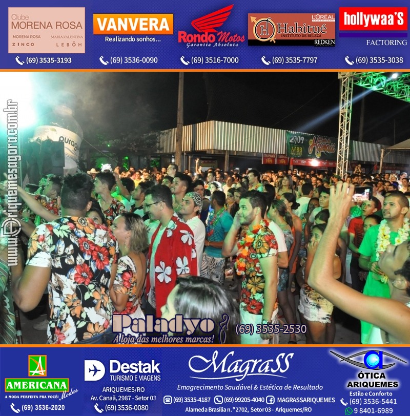 VAMOS LEMBRAR - 12º Baile do Hawaii 2014 em Ariquemes