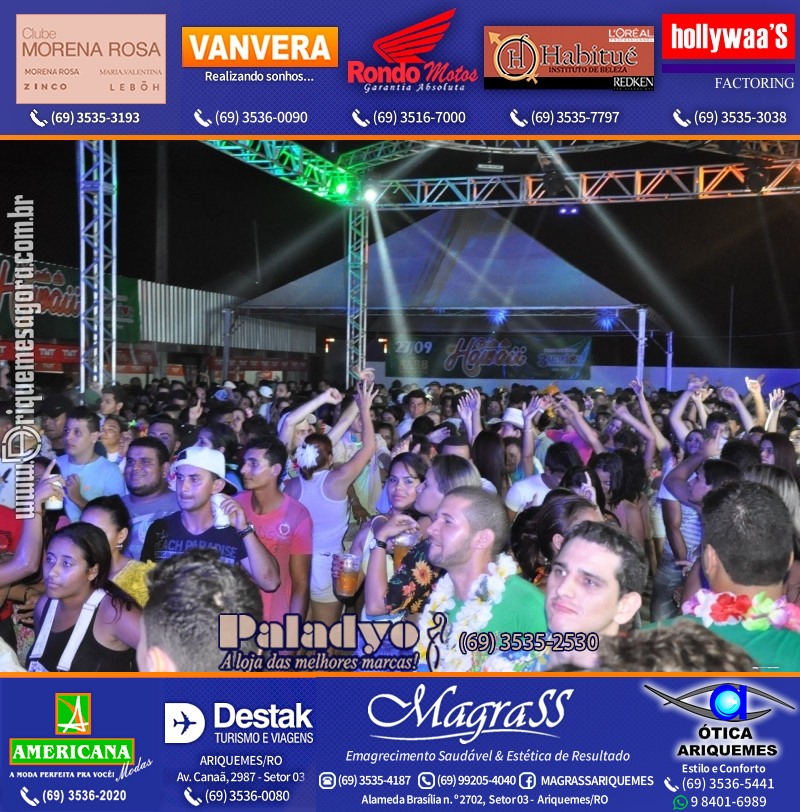 VAMOS LEMBRAR - 12º Baile do Hawaii 2014 em Ariquemes