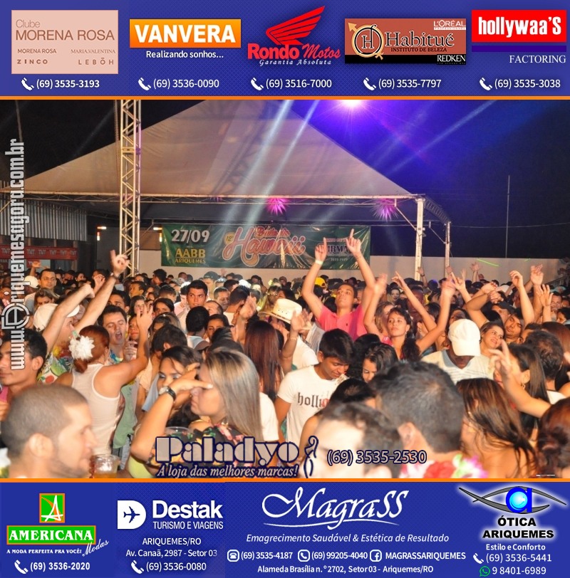 VAMOS LEMBRAR - 12º Baile do Hawaii 2014 em Ariquemes