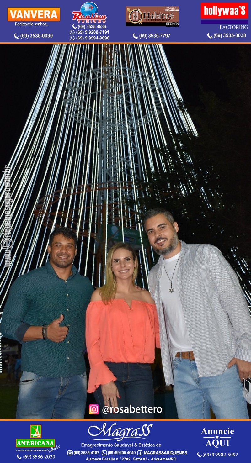 Inauguração Maior Árvore de Natal da REGIÃO NORTE! "NATAL LUZ" Ariquemes Rondônia
