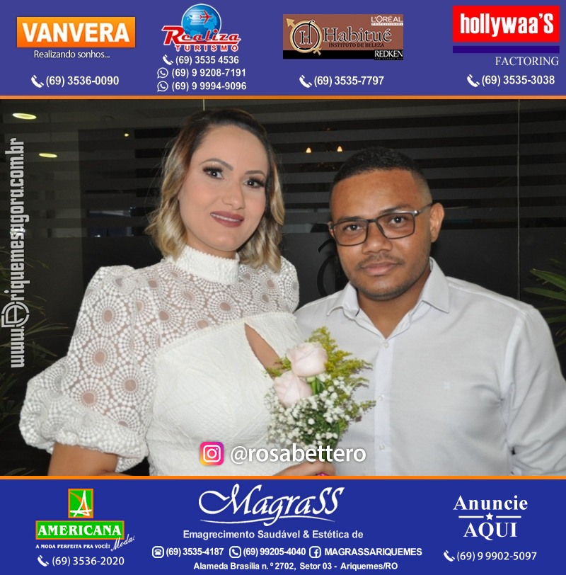 Ensaio Fotográfico & Casamento & Raquiel Maria Cappatto e Wanderson Maia