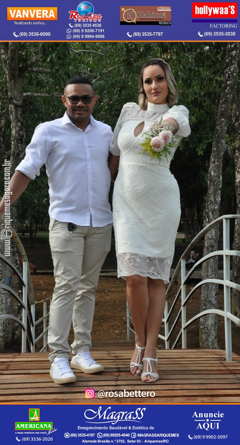 Ensaio Fotográfico & Casamento & Raquiel Maria Cappatto e Wanderson Maia